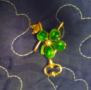 A KEY TO GOOD LUCK PIN